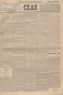 Czas. R.39, Ner 190 (21 sierpnia 1886)