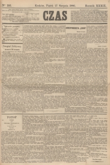 Czas. R.39, Ner 195 (27 sierpnia 1886)