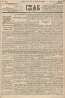Czas. R.39, Ner 198 (31 sierpnia 1886)