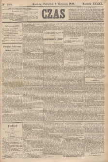 Czas. R.39, Ner 200 (2 września 1886)