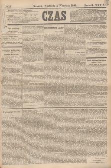 Czas. R.39, Ner 203 (5 września 1886)