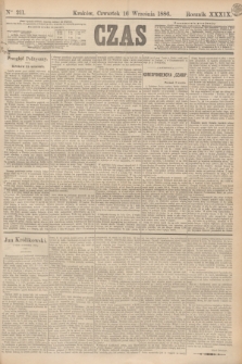 Czas. R.39, Ner 211 (16 września 1886)