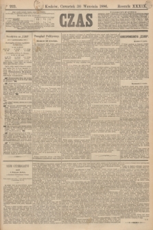Czas. R.39, Ner 223 (30 września 1886)