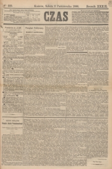 Czas. R.39, Ner 225 (2 października 1886)