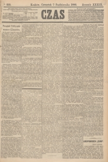 Czas. R.39, Ner 229 (7 października 1886)