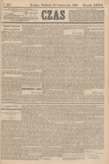Czas. R.39, Ner 232 (10 października 1886)