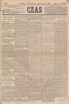 Czas. R.39, Ner 235 (14 października 1886)