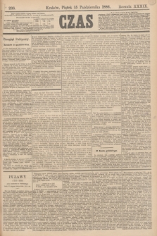 Czas. R.39, Ner 236 (15 października 1886)
