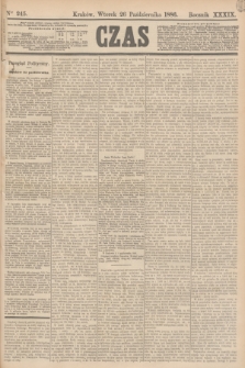 Czas. R.39, Ner 245 (26 października 1886)