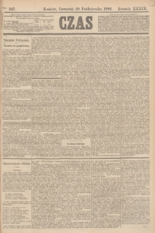Czas. R.39, Ner 247 (28 października 1886)