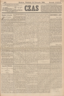 Czas. R.39, Ner 261 (14 listopada 1886)
