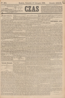 Czas. R.39, Ner 264 (18 listopada 1886)