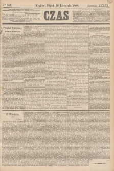 Czas. R.39, Ner 265 (19 listopada 1886)