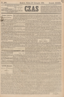 Czas. R.39, Ner 266 (20 listopada 1886)