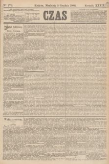Czas. R.39, Ner 279 (5 grudnia 1886)