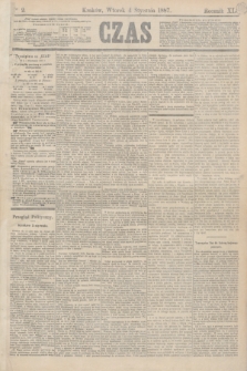 Czas. R.40, Ner 2 (4 stycznia 1887)