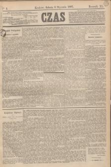 Czas. R.40, Ner 5 (8 stycznia 1887)