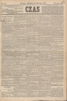 Czas. R.40, Ner 12 (16 stycznia 1887)