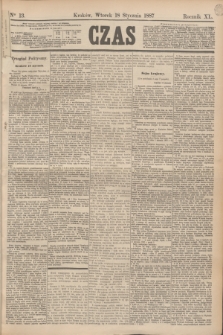 Czas. R.40, Ner 13 (18 stycznia 1887)