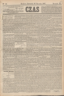 Czas. R.40, Ner 15 (20 stycznia 1887)