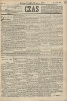 Czas. R.40, Ner 35 (13 lutego 1887)