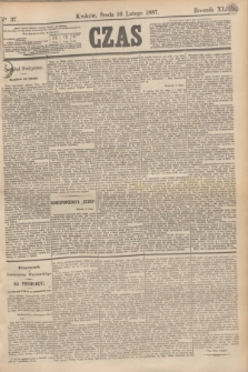 Czas. R.40, Ner 37 (16 lutego 1887)