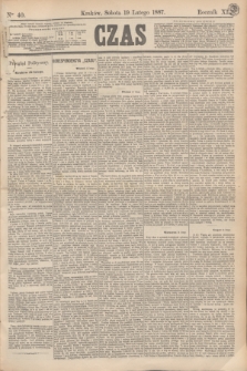 Czas. R.40, Ner 40 (19 lutego 1887)