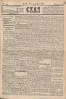 Czas. R.40, Ner 48 (1 marca 1887)