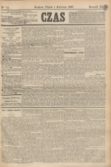 Czas. R.40, Ner 74 (1 kwietnia 1887)