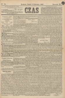 Czas. R.40, Ner 78 (6 kwietnia 1887)