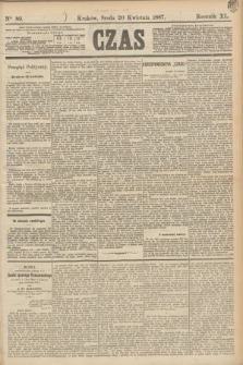 Czas. R.40, Ner 89 (20 kwietnia 1887)