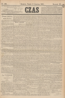 Czas. R.40, Ner 136 (17 czerwca 1887)