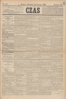 Czas. R.40, Ner 141 (23 czerwca 1887)