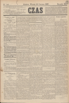 Czas. R.40, Ner 145 (28 czerwca 1887)