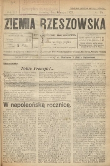 Ziemia Rzeszowska : czasopismo narodowe. 1921, nr 18