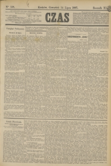 Czas. R.40, Ner 158 (14 lipca 1887)