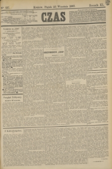 Czas. R.40, Ner 217 (23 września 1887)