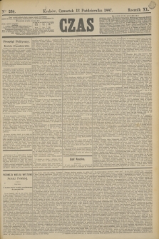 Czas. R.40, Ner 234 (13 października 1887)