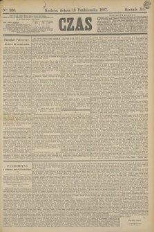 Czas. R.40, Ner 236 (15 października 1887)