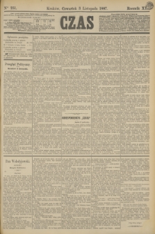 Czas. R.40, Ner 251 (3 listopada 1887)