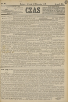 Czas. R.40, Ner 261 (15 listopada 1887)