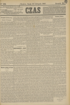 Czas. R.40, Ner 262 (16 listopada 1887)