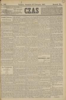 Czas. R.40, Ner 266 (20 listopada 1887)