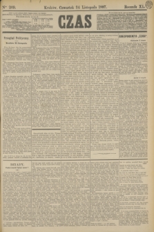 Czas. R.40, Ner 269 (24 listopada 1887)