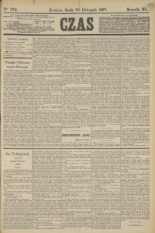 Czas. R.40, Ner 274 (30 listopada 1887)
