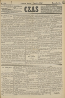 Czas. R.40, Ner 280 (7 grudnia 1887)