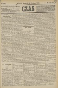Czas. R.40, Ner 283 (11 grudnia 1887)