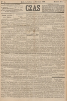 Czas. R.41, Ner 11 (14 stycznia 1888)