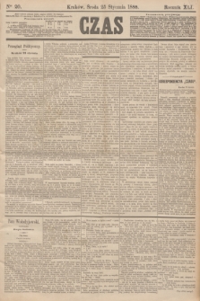 Czas. R.41, Ner 20 (25 stycznia 1888)