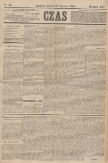 Czas. R.41, Ner 23 (28 stycznia 1888)